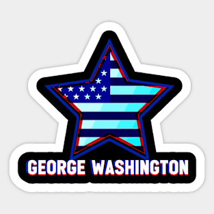 George Washington Design 02 Sticker